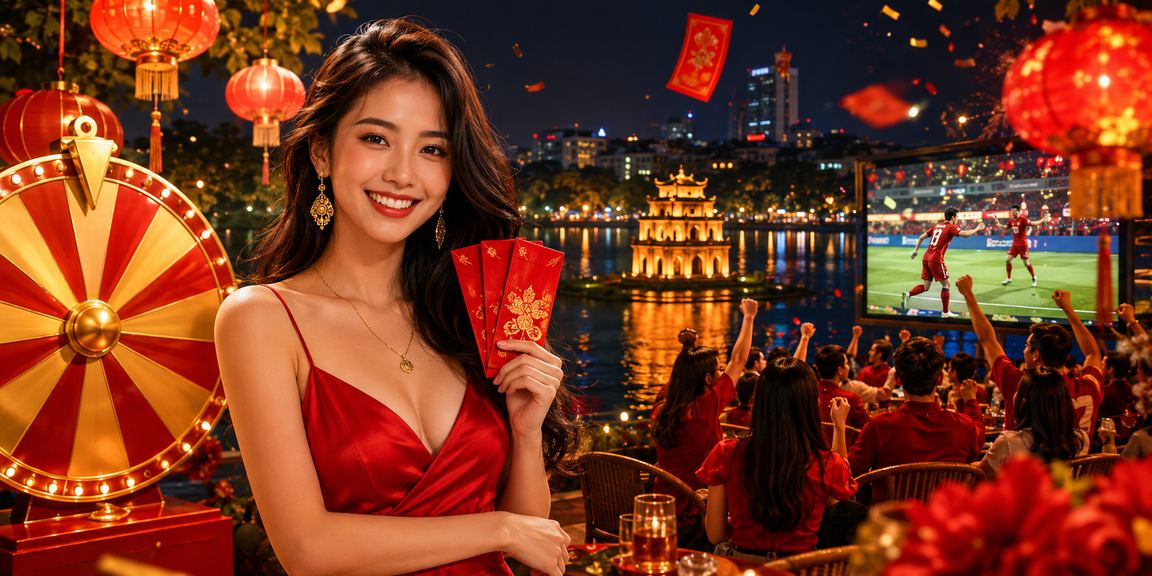 Người dùng tại Hà Nội trải nghiệm quay thưởng may mắn trực tuyến qua ứng dụng di động vào buổi tối