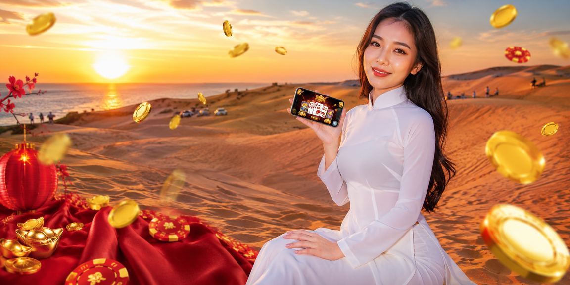 Người chơi Việt Nam đăng nhập aa88 tại khu nghỉ dưỡng Mũi Né